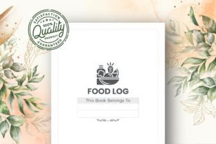 Food Log Book Journal | Kdp Interior Graphic by Vector Cafe · Creative ...