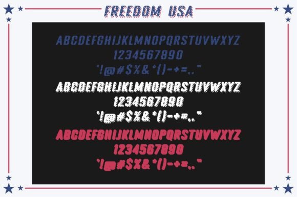 Freedom Usa Font - Preview 5