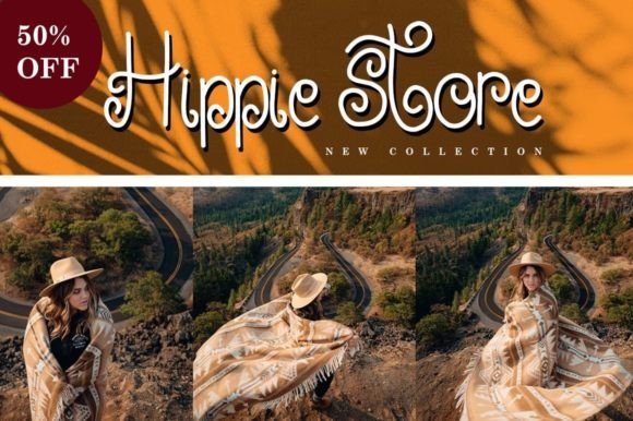 Hippie Nirvana Font PNG with transparent background - Preview 2
