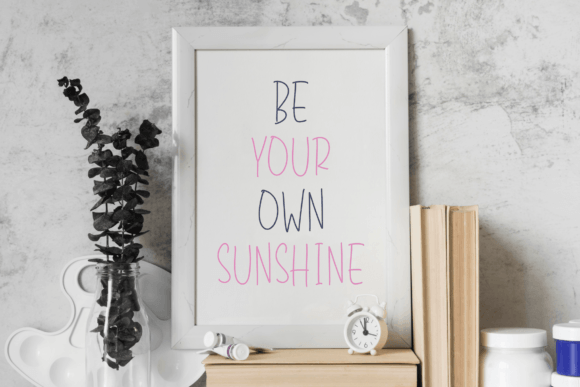 Holiday Sunrise Font PNG with transparent background - Preview 4