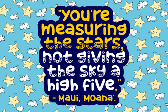 Made with Stars Font PNG with transparent background - Preview 1