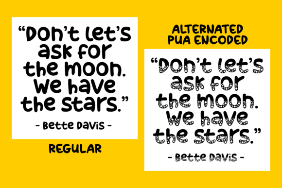 Made with Stars Font PNG with transparent background - Preview 5