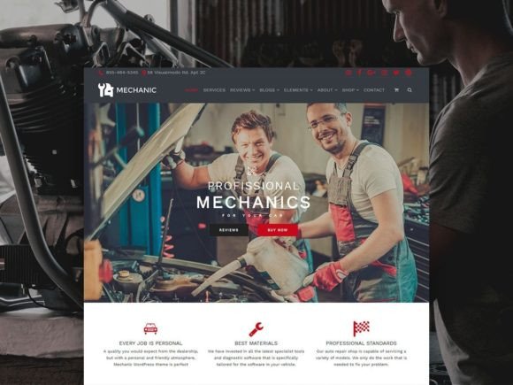 Mechanic WordPress Theme