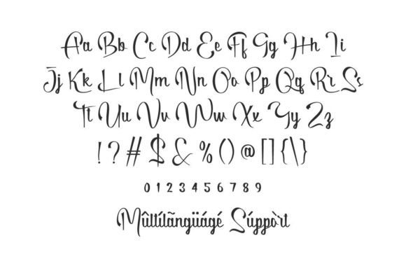 Mentari Pagi Font PNG with transparent background - Preview 2