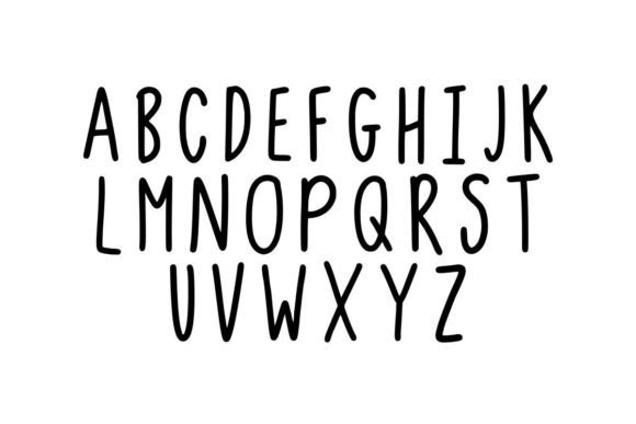 Narrow Planner Font PNG with transparent background - Preview 1