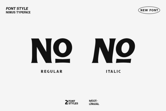 Norus Font PNG with transparent background - Preview 1