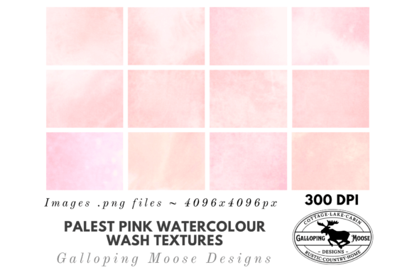 Pale Pink Watercolor Backgrounds