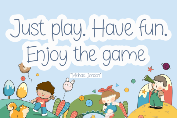 Playing Around Font PNG with transparent background - Preview 1