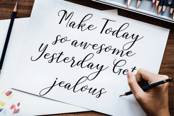 Alfa Scrip Font - Preview 4