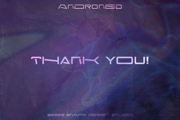 Androned Font - Preview 3
