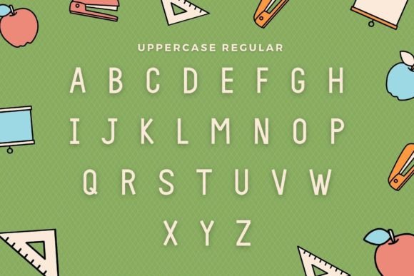 Back to School Font - Preview 1