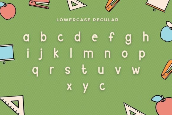 Back to School Font - Preview 2