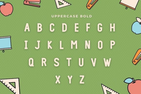 Back to School Font - Preview 3