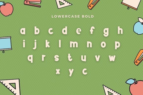 Back to School Font - Preview 4