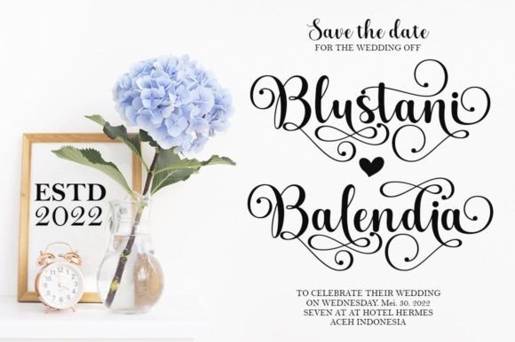Blustani Font - Preview 1