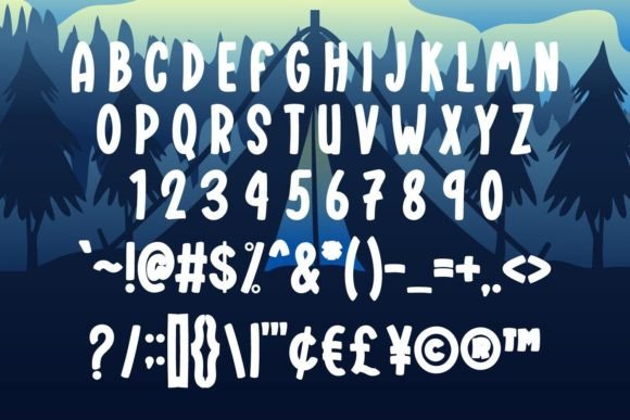 Camping Ground Font - Preview 3