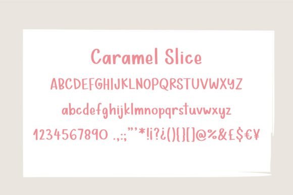Caramel Slice Font - Preview 1