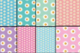 Digital Papers Daisy Pattern Graphic by Actual Pixel · Creative Fabrica