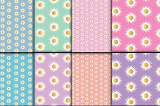 Digital Papers Daisy Pattern Graphic by Actual Pixel · Creative Fabrica