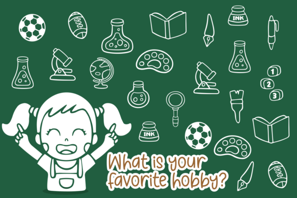 Doodles for School Font - Preview 4