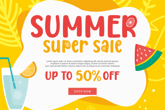Double Lemon Font - Preview 3