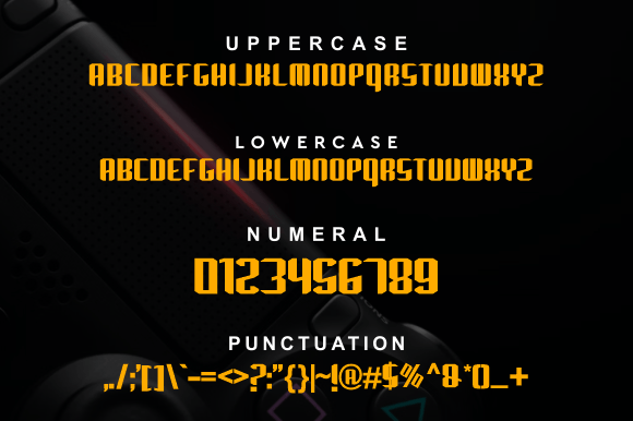 Game Beatrix Font - Preview 3
