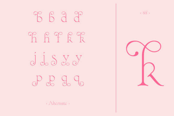 Lycoris Font PNG with transparent background - Preview 2