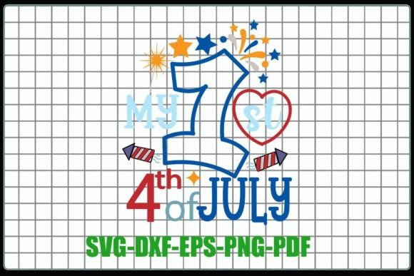 My 1st 4th Of July Svg