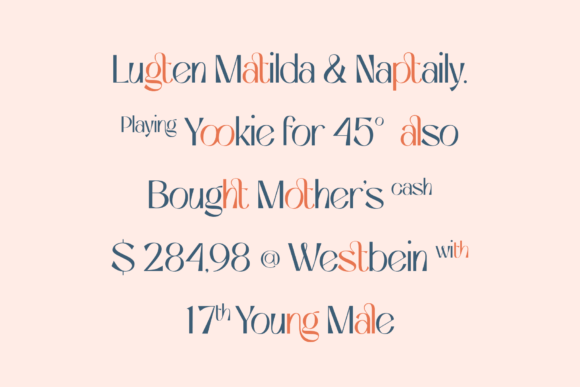 Niasec Lux Font PNG with transparent background - Preview 2