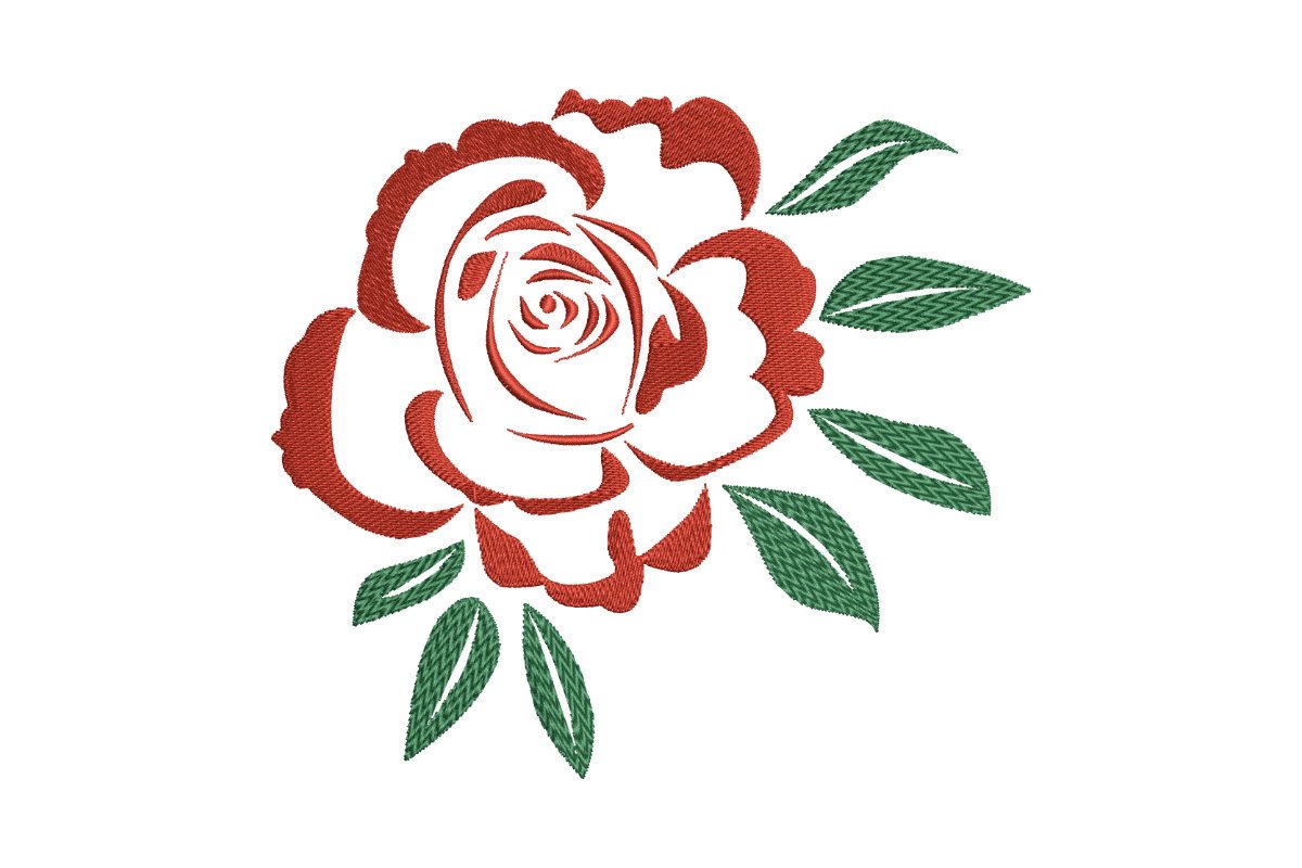 Red Rose Silhouette