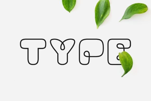 Ropype Font PNG with transparent background - Preview 2