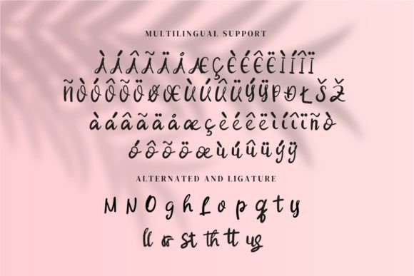 Shellya Cristin Font PNG with transparent background - Preview 5