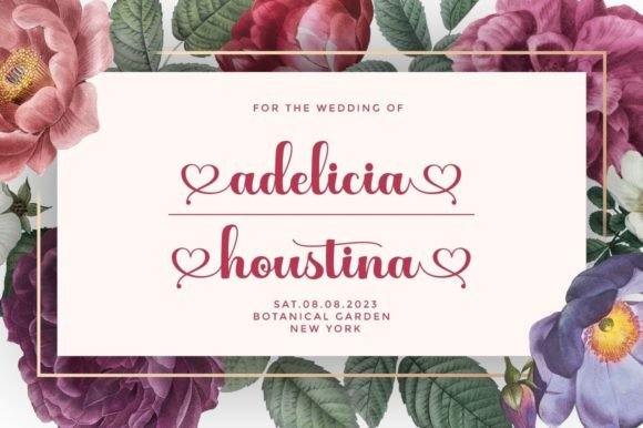 Shenika Font PNG with transparent background - Preview 1