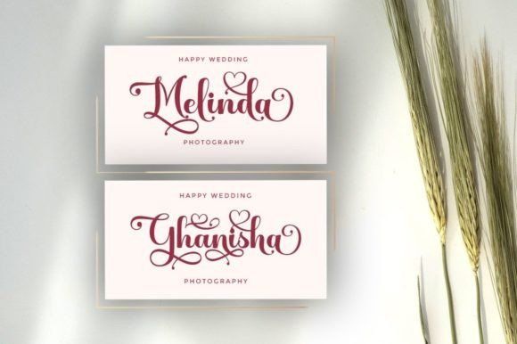 Shenika Font PNG with transparent background - Preview 3