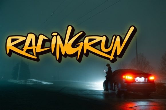 Cyberian Font PNG with transparent background - Preview 2