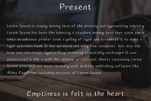 Empty Font - Preview 3
