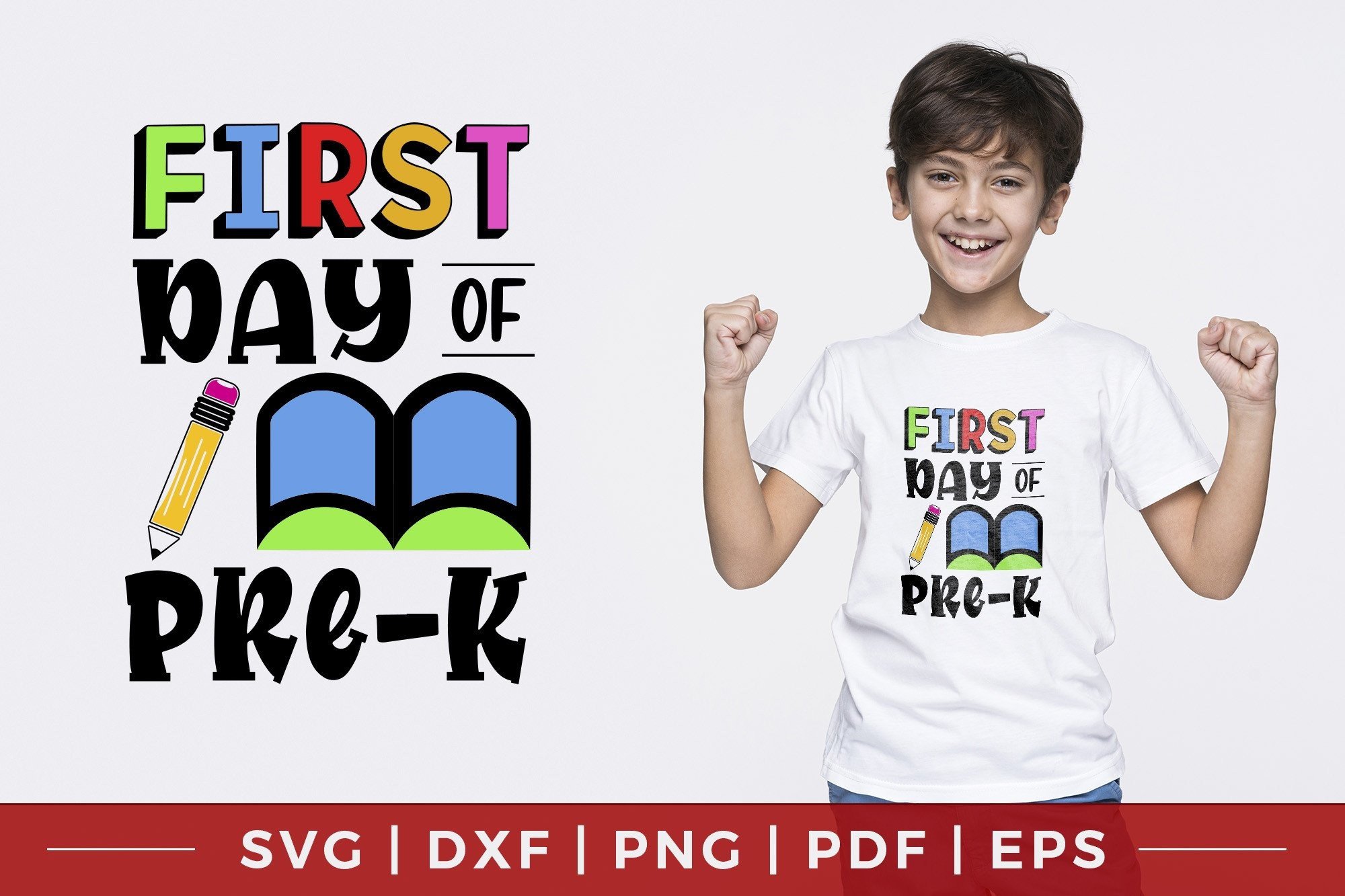 First Day of Pre-k | Back to School SVG Graphic by CraftlabSVG ...