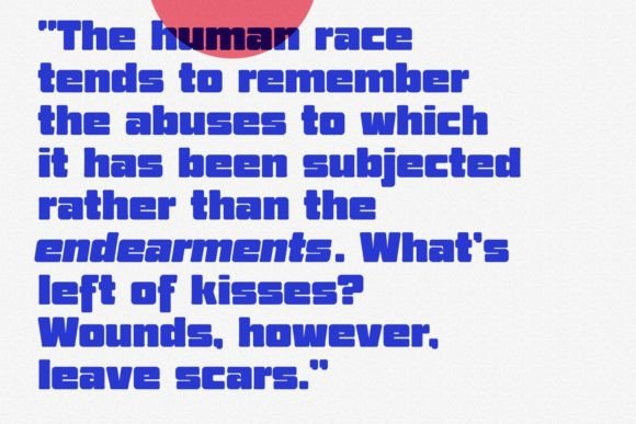 Half Blvd Font - Preview 1