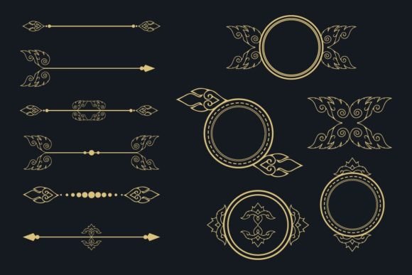Hand Drawn Vintage Ornamental Elements