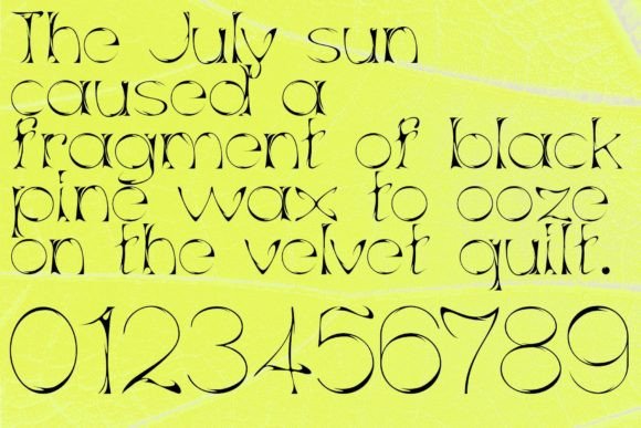 Lifeform Font font preview - 3