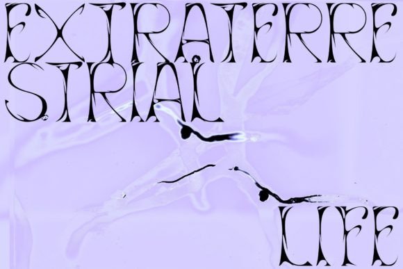 Lifeform Font font preview - 4