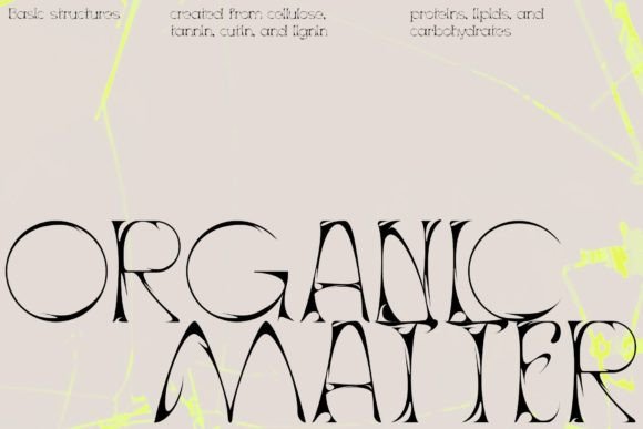 Lifeform Font font preview - 5