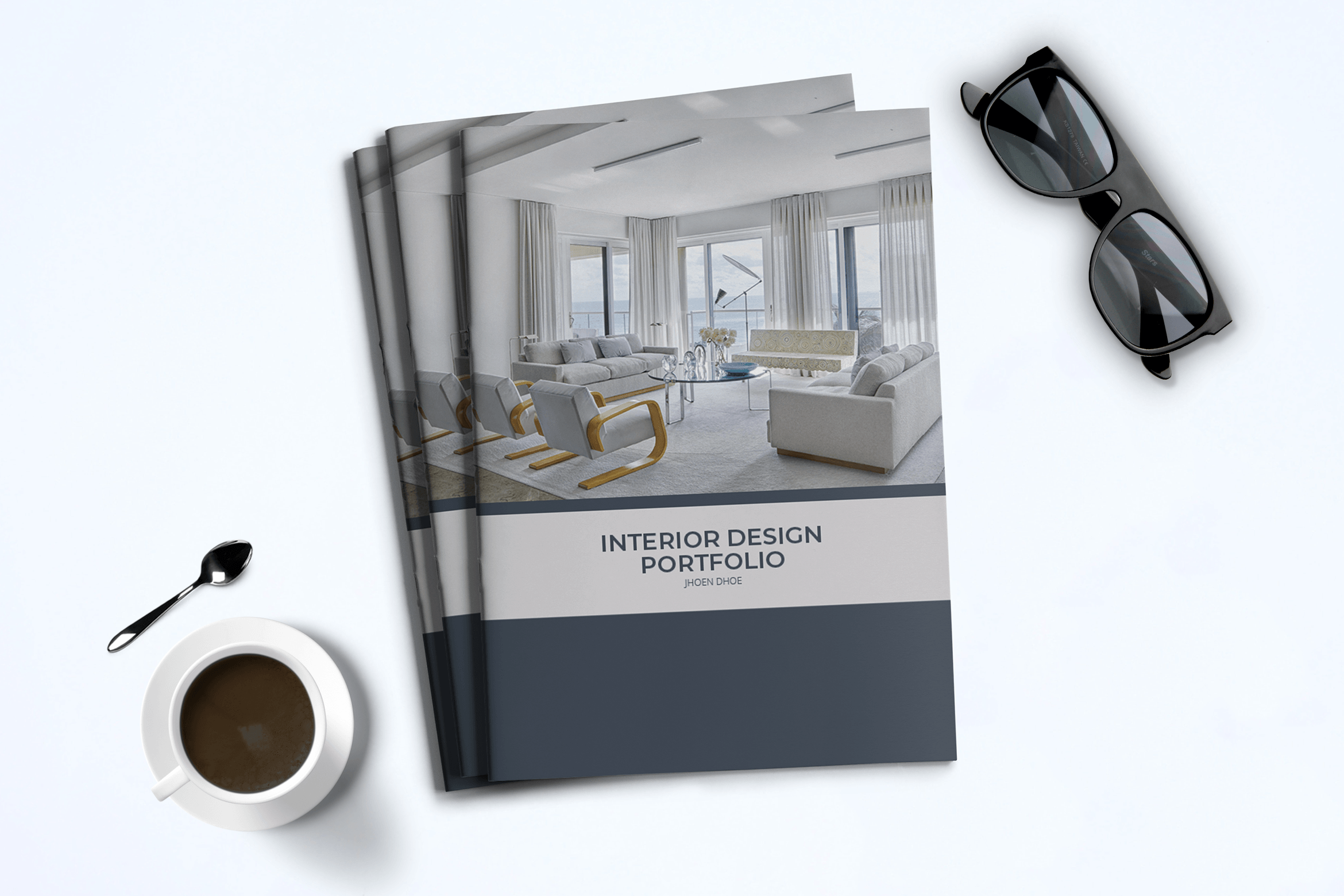 Modern Interior Design Portfolio Graphic by Unicode Studio · Creative ...