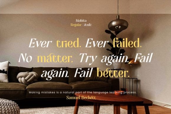 Mofista Font PNG with transparent background - Preview 3