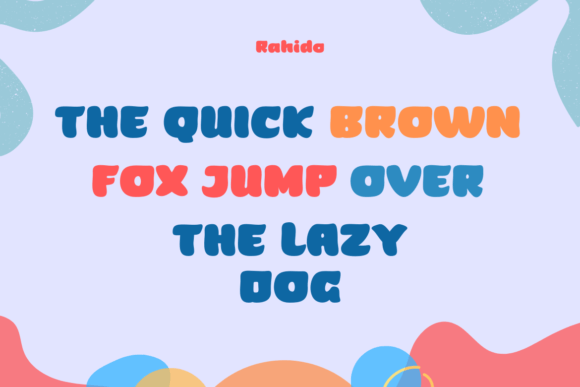 Rahido Font font preview - 1