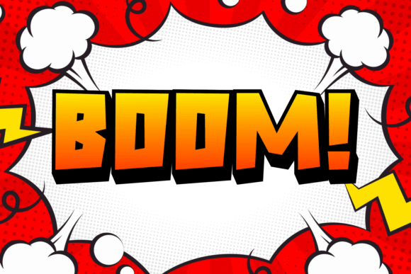 Action Comic Font - Preview 1