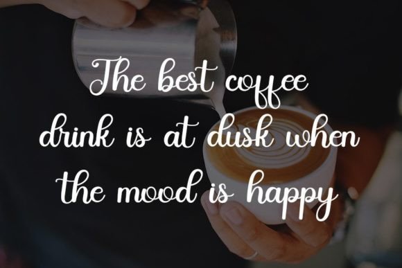 Barista Font - Preview 2
