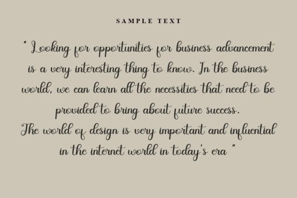 Barista Font - Preview 6
