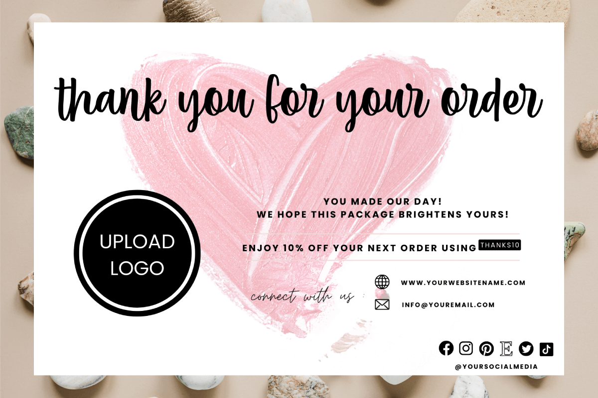 Canva Editable Thank You Card #27