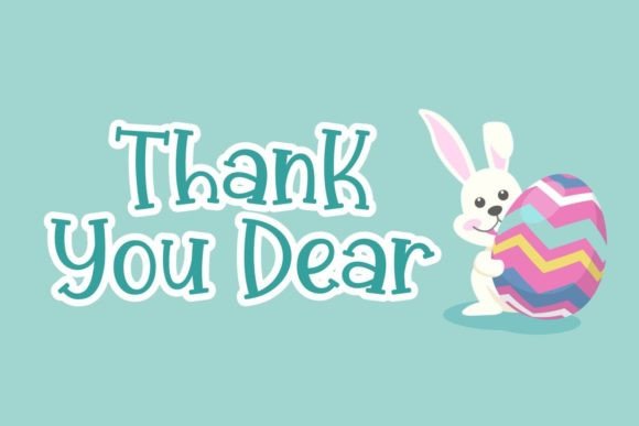 Cheerful Bunny Font - Preview 4